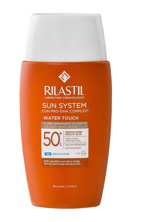 Rilastil Sun System Water Touch Fluido Solare Viso colorato SPF50+ 50ml