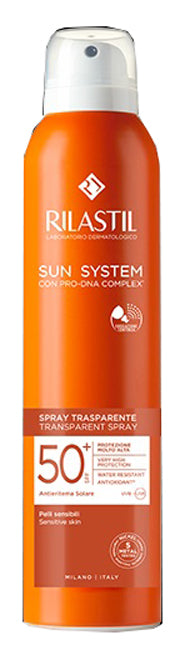 Rilastil Sun System protezione solare Spray trasparente SPF50 200 ml