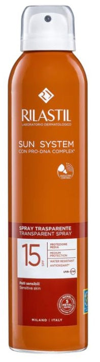 Rilastil Sun System Olio solare dermatologico SPF15 200ml