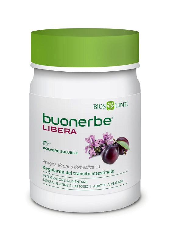 Biosline Buonerbe Libera polvere 100g per favorire il transito intestinale