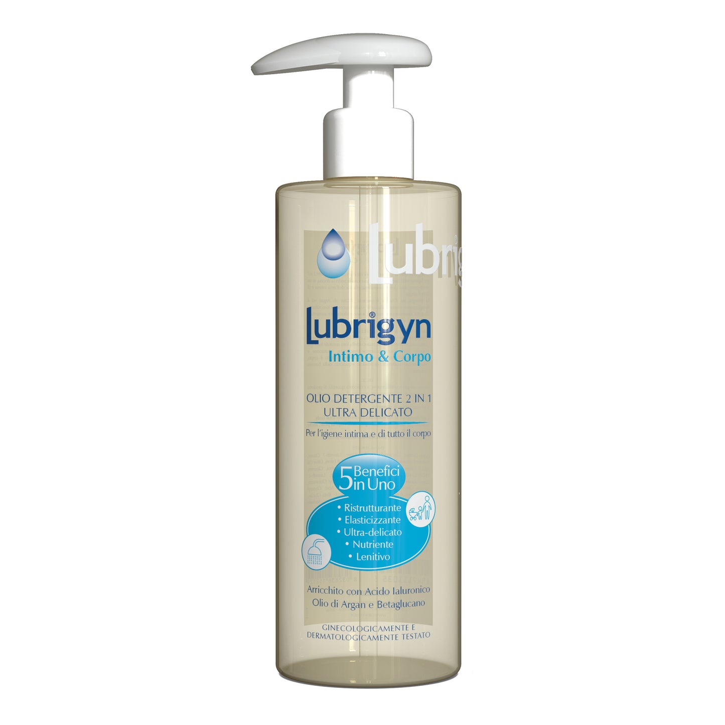 Lubrigyn Intimo e Corpo 400ml Olio detergente per l'igiene di tutto il corpo