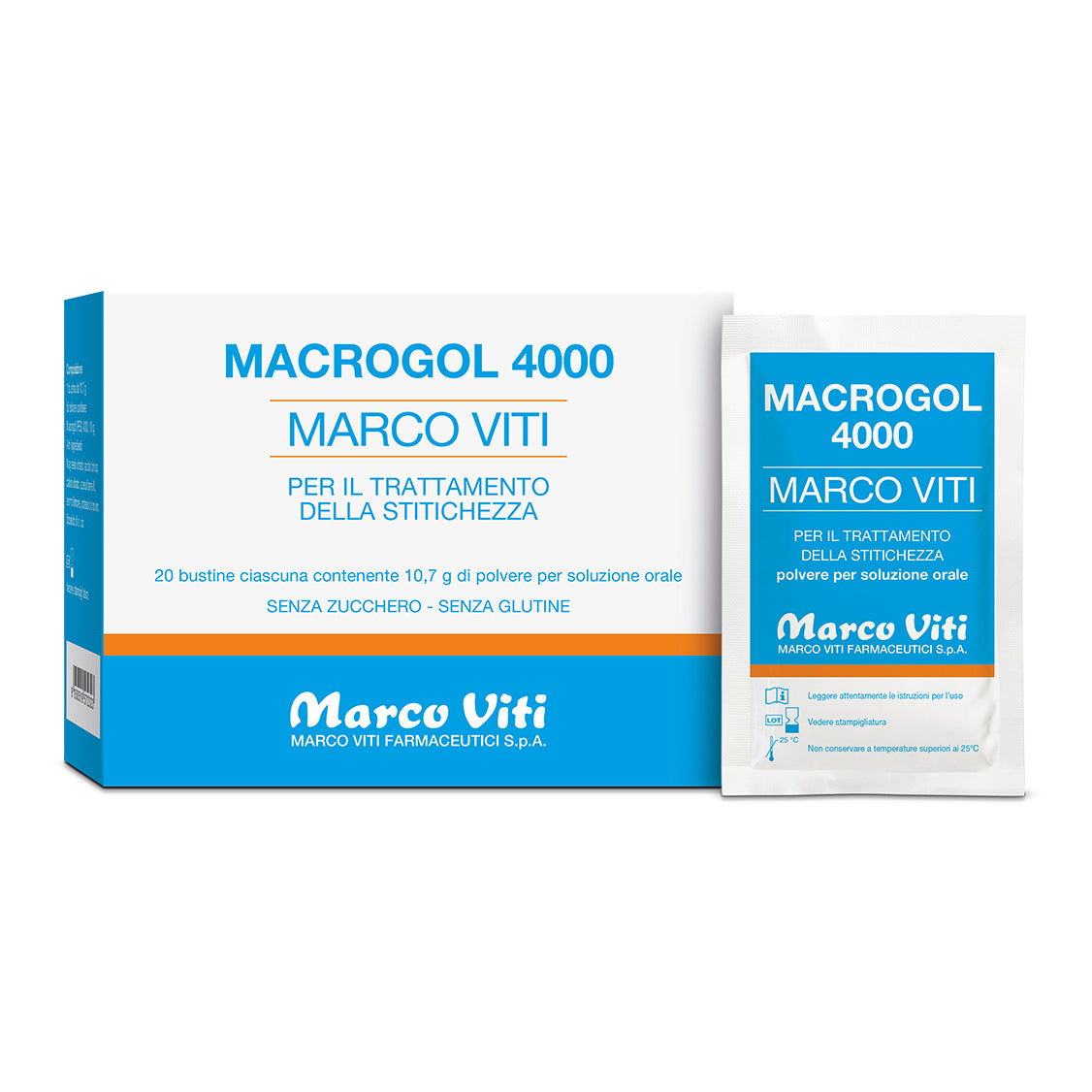 MACROGOL 4000 20 BUSTINE DA 10,7 G