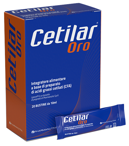 Cetilar Oro Stick da 10ml -Integratore alimentare a base di preparato di acidi grassi cetilati (CFA)