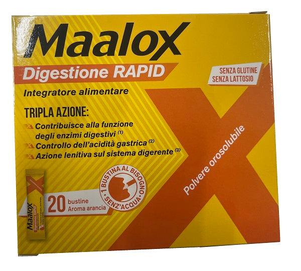 Maalox Digestione Rapid 20 buste in caso di cattiva digestione