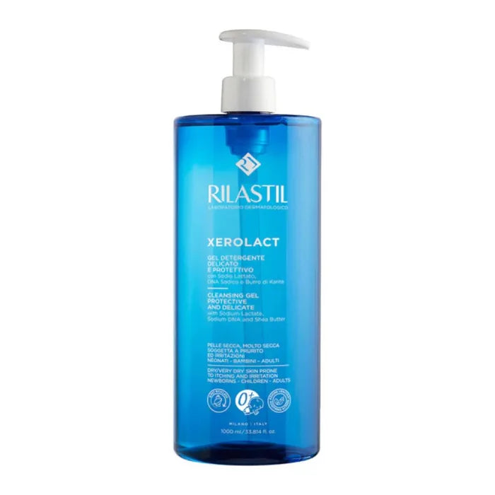 Rilastil Xerolact Gel Detergente Corpo Delicato per pelli secche tendenti a prurito 1000ml