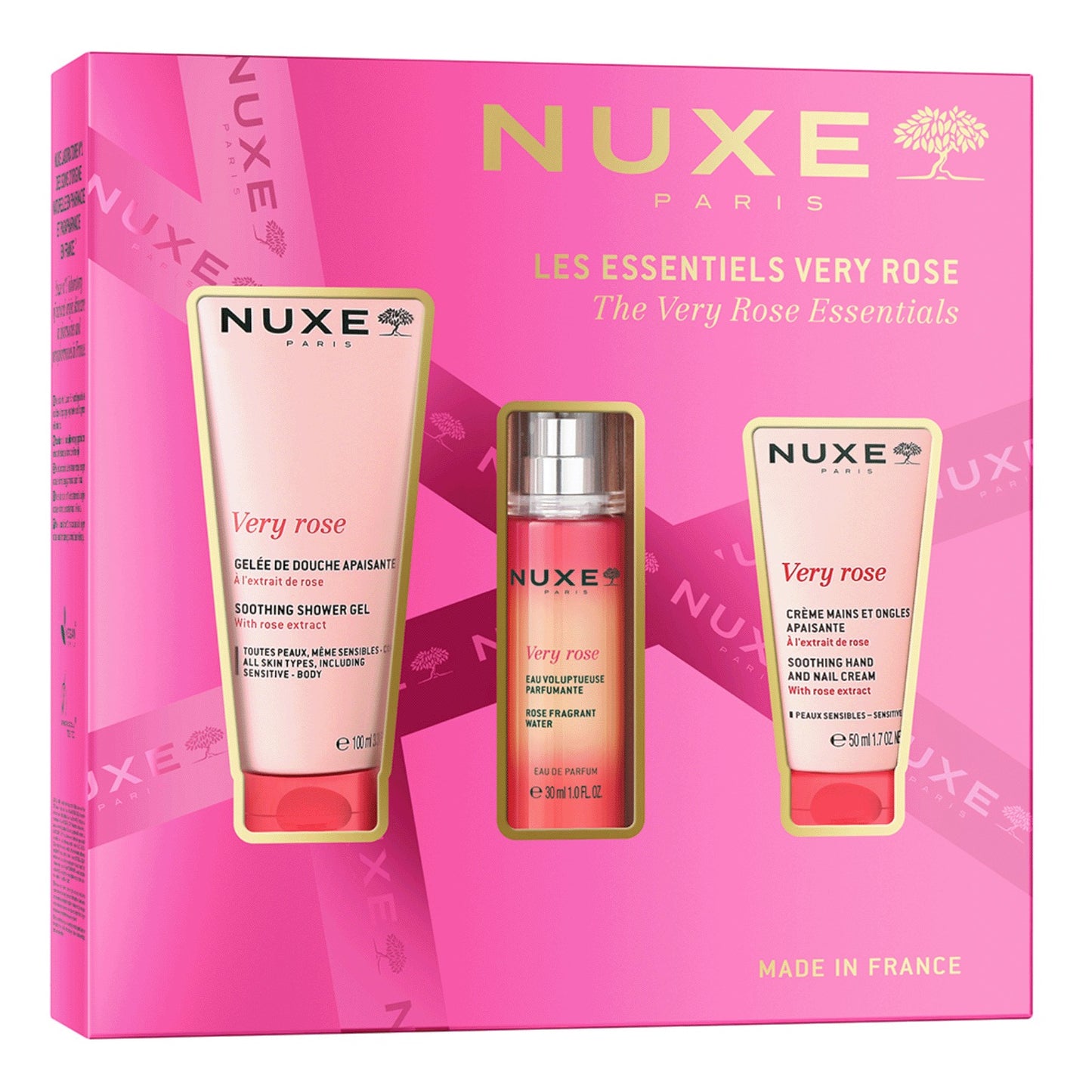 Nuxe Cofanetto Very Rose 3 pezzi