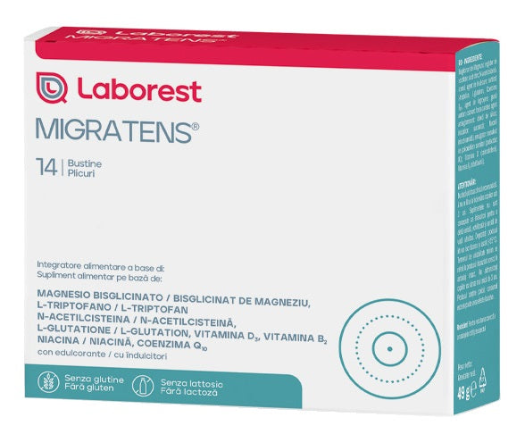 Migratens 14 buste nuova formula integratore per il sistemare nervoso e muscolare