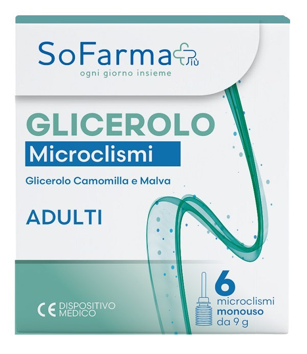 Glicerolo Microclismi Adulti 6 pezzi da 9g