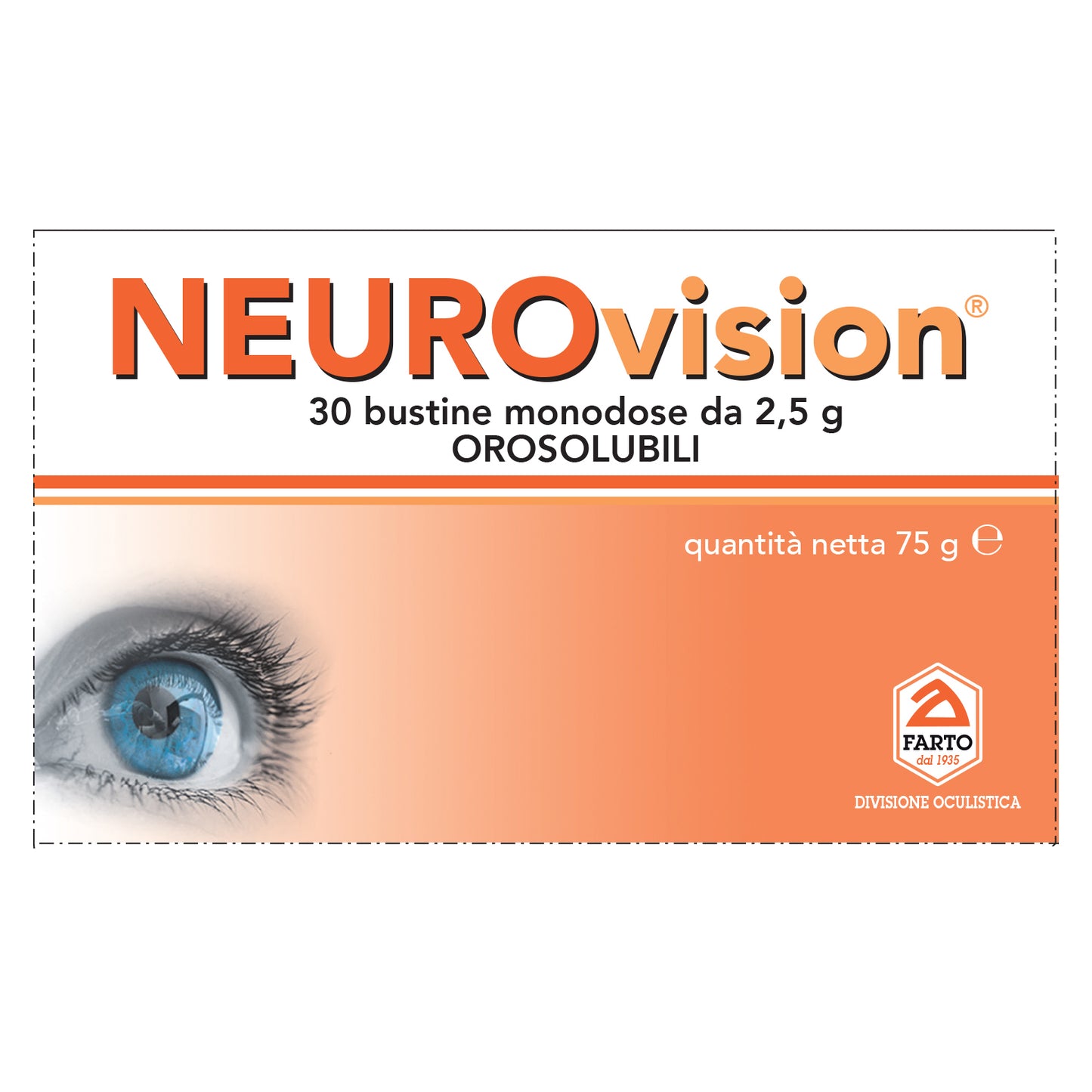 NEUROVISION 30 BUSTINE MONODOSE OROSOLUBILI