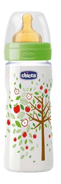 CHICCO BIBERON WELL BEING IN POLIPROPILENE UNISEX DA 330 ML FAST LATTICE ITA