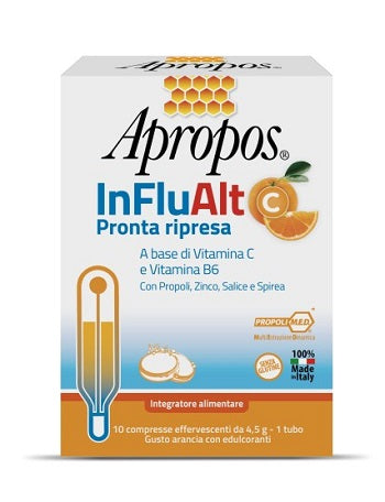 APROPOS INFLUALT C PRONTA RIPRESA 10 COMPRESSE EFFERVESCENTI