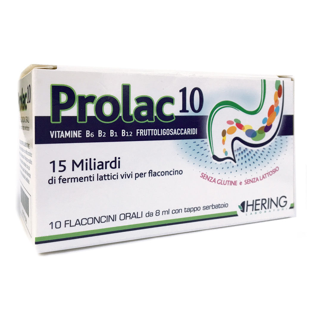 PROLAC10 FERMENTI LATTICI 15 MILIARDI 10 FLACONCINI 8 ML