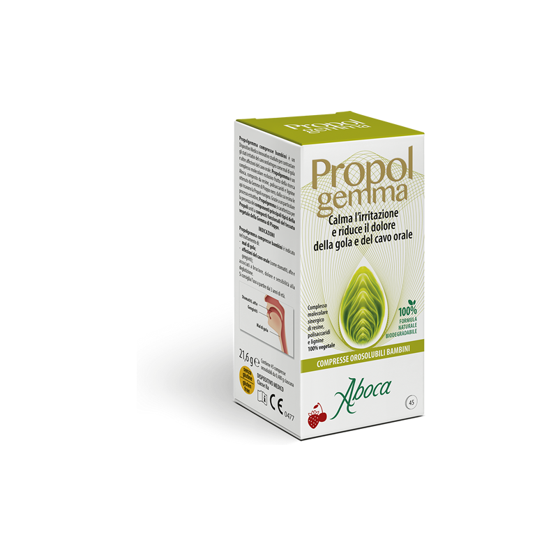 PROPOLGEMMA BAMBINI 45 COMPRESSE OROSOLUBILI 480 MG