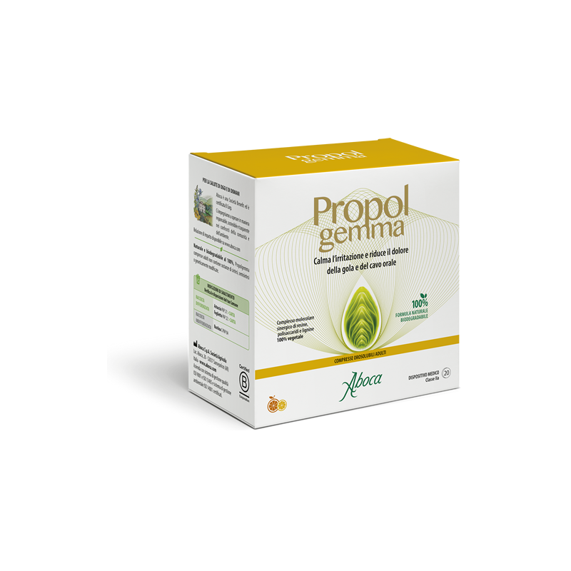 PROPOLGEMMA 20 COMPRESSE OROSOLUBILI ADULTI 1,50 G