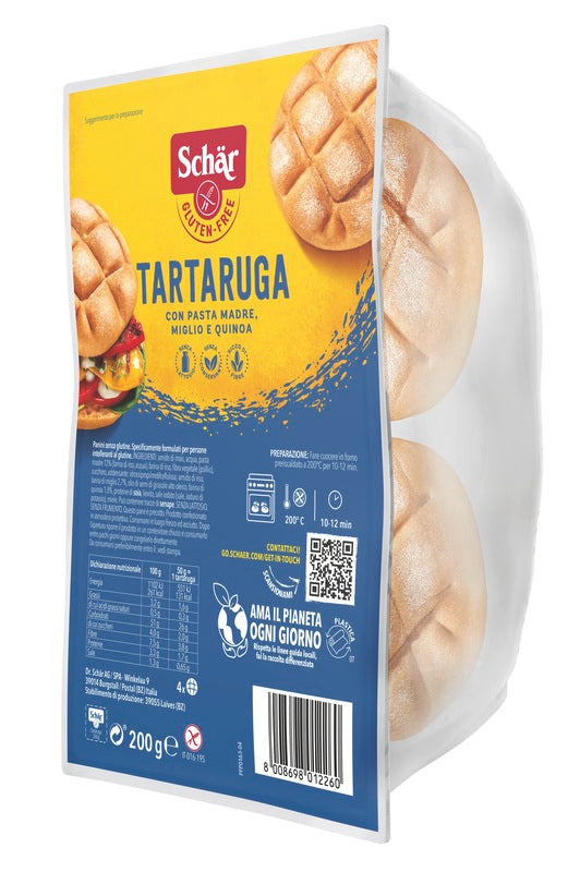 SCHAR TARTARUGA PANE SENZA LATTOSIO 200 G