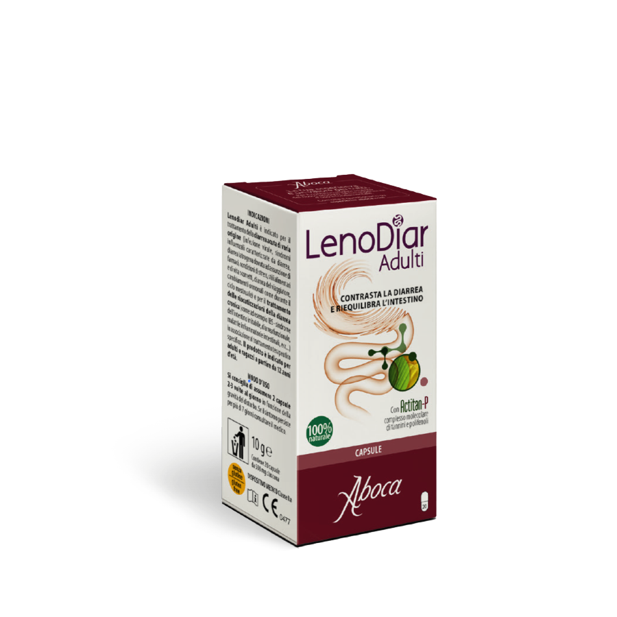 Aboca Lenodiar Adulti 20 capsule 500mg