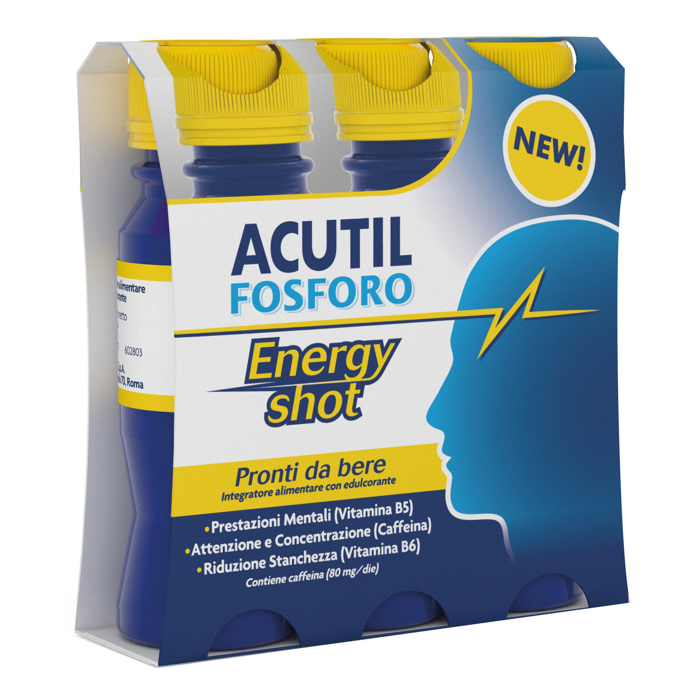 Acutil Fosforo Energy Shot 3 X 60ml