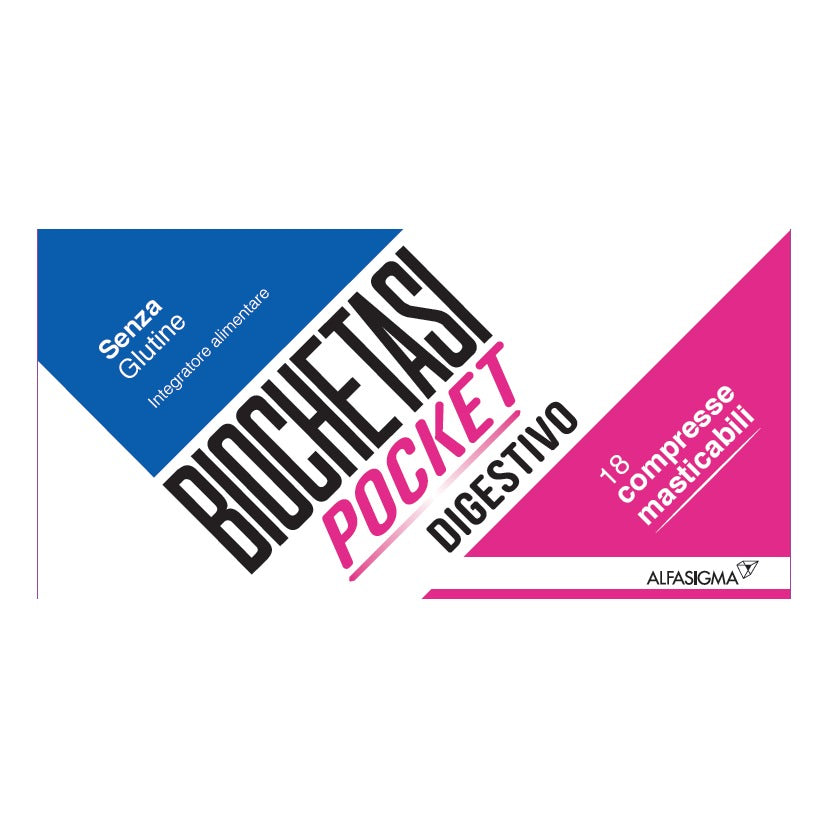 Biochetasi Pocket Digestivo 18 compresse masticabili