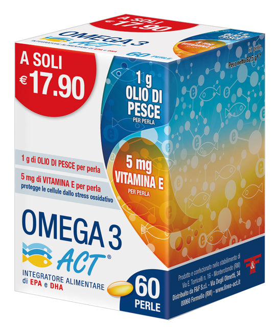 OMEGA 3 ACT 1G 60 PERLE