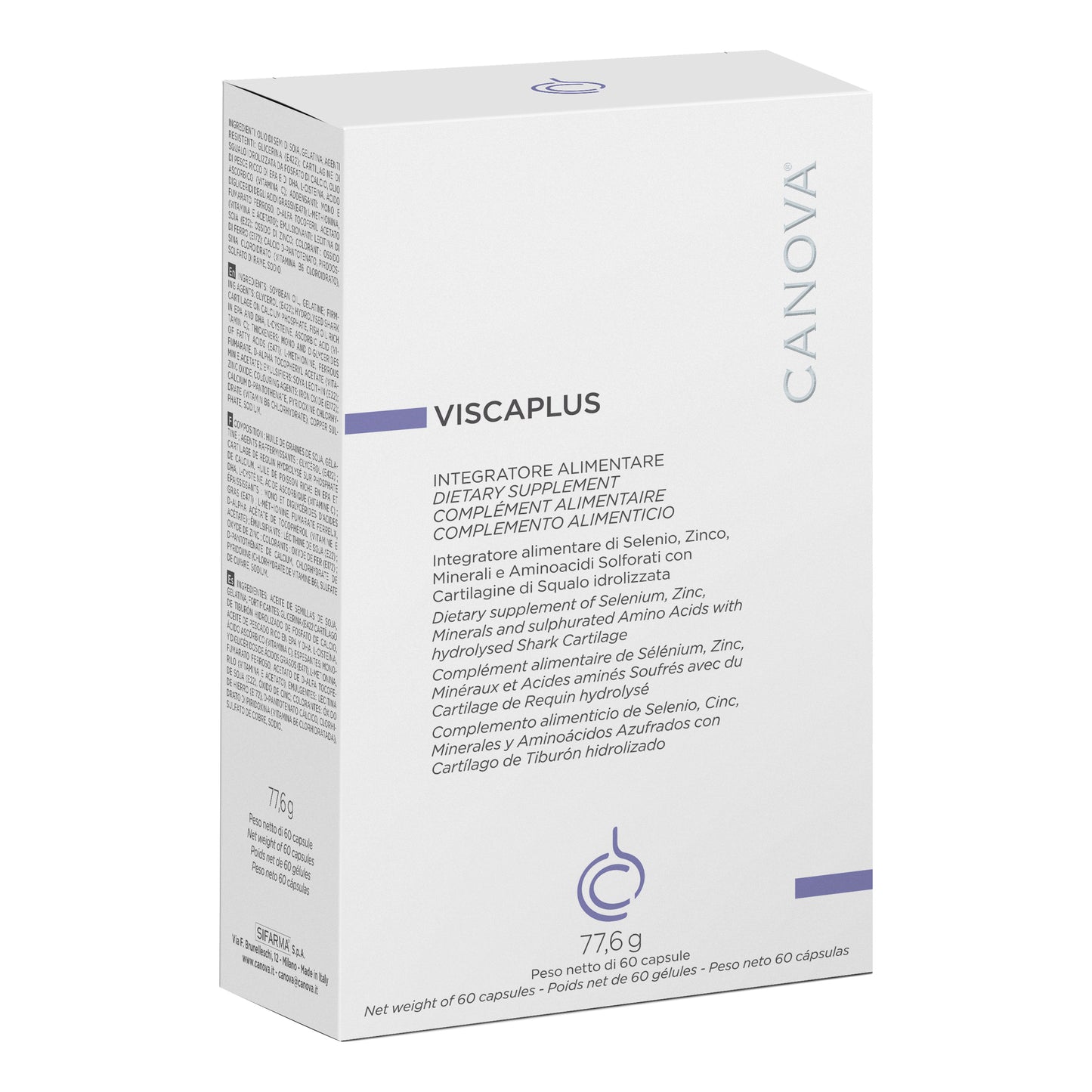CANOVA VISCAPLUS 60 SOFTGEL NUOVA CONFEZIONE