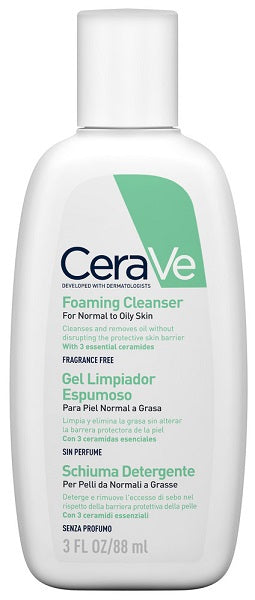 Cerave Schiuma Deteregnte viso per pelli da normali a secche 88ml