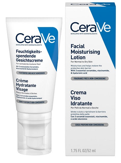 Cerave Crema Viso Idratante per pelli da normali a secche 50ml
