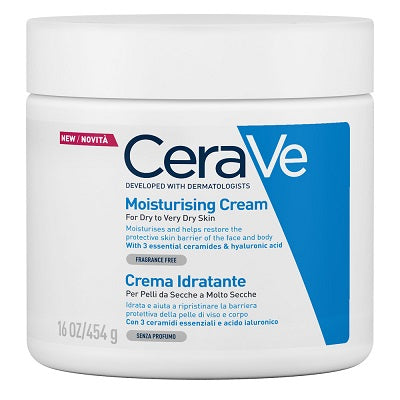 Cerave Crema Corpo Idratante per pelli secche e molto secche 454g