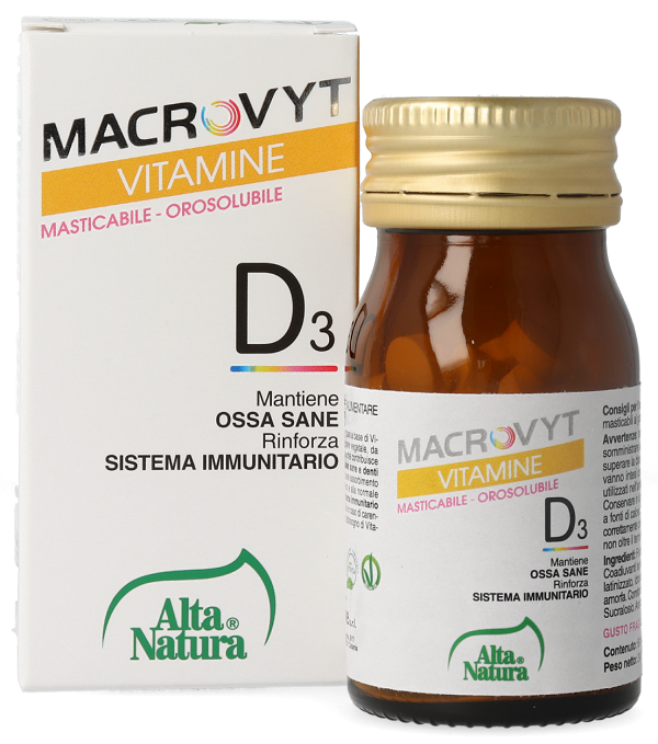 MACROVYT VITAMINA D3 VEG 60 COMPRESSE OROSOLUBILI