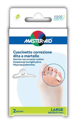 CORRETTORE DITA A MARTELLO MASTER-AID FOOTCARE LARGE 2 PEZZI C13