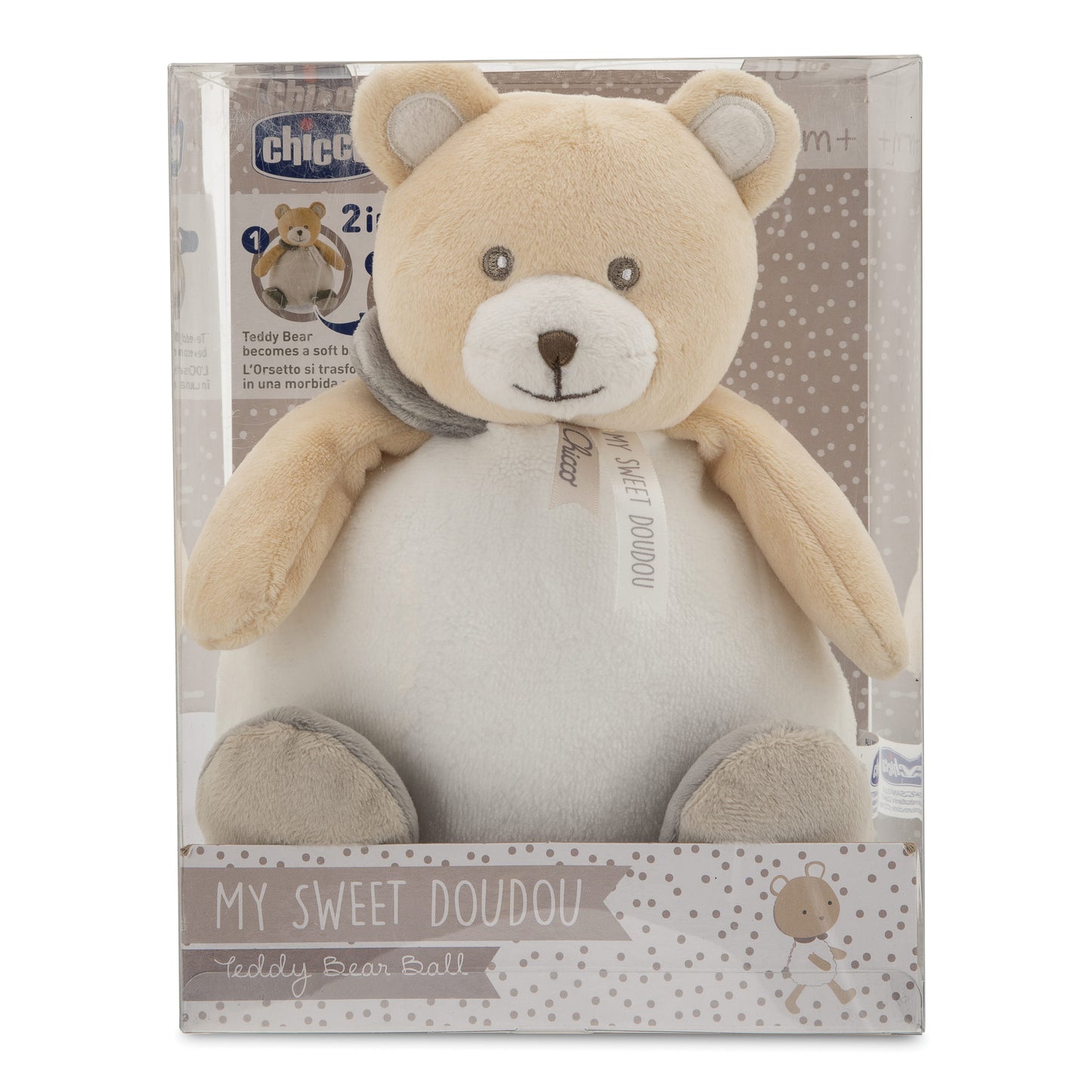 CHICCO MY SWEET DOUDOU TEDDY BEAR BALL 0M+