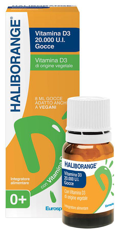 HALIBORANGE VITAMINA D3 20000 UI GOCCE 8 ML