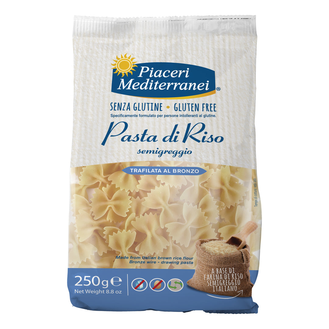 PIACERI MEDITERRANEI PASTA RISO FARFALLE 250 G