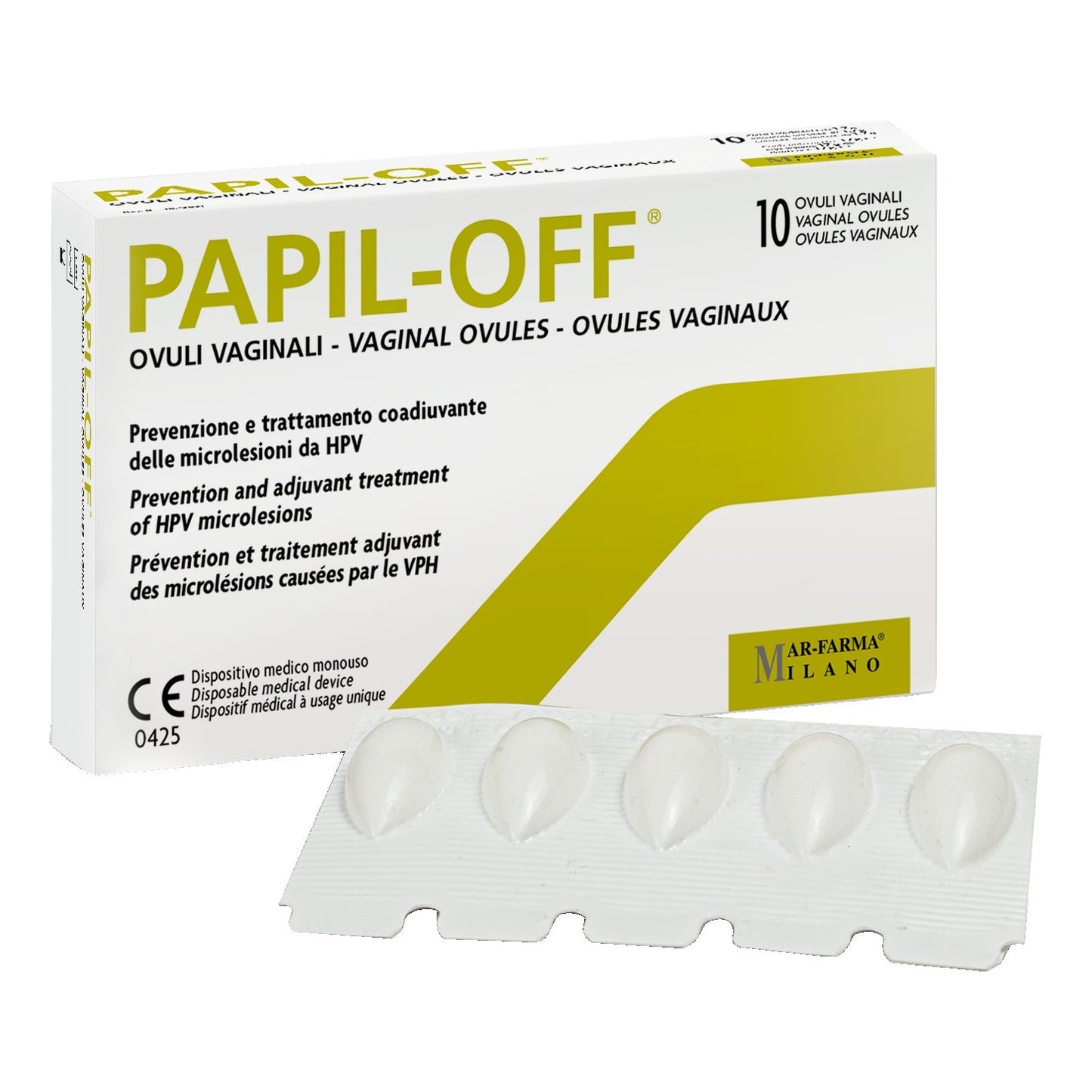 PAPIL-OFF OVULI VAGINALI 10PZ