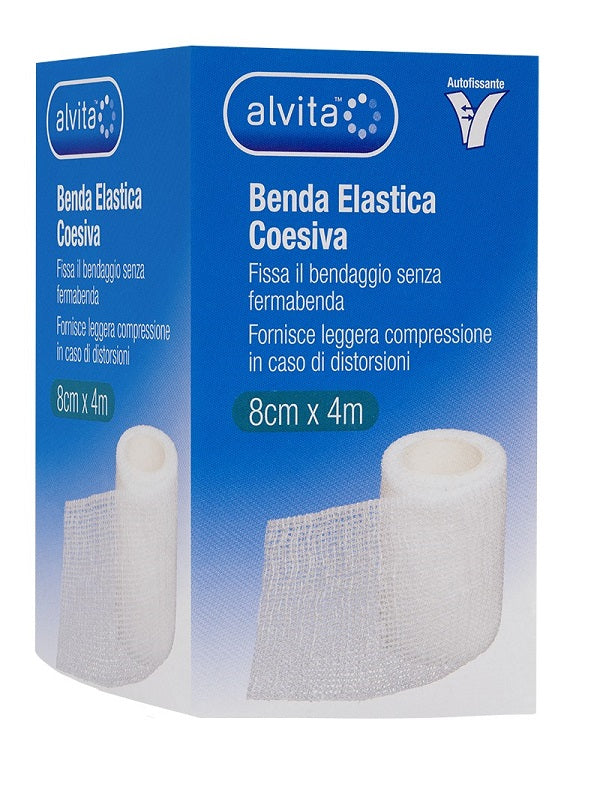 BENDA ELASTICA COESIVA ALVITA 8X4