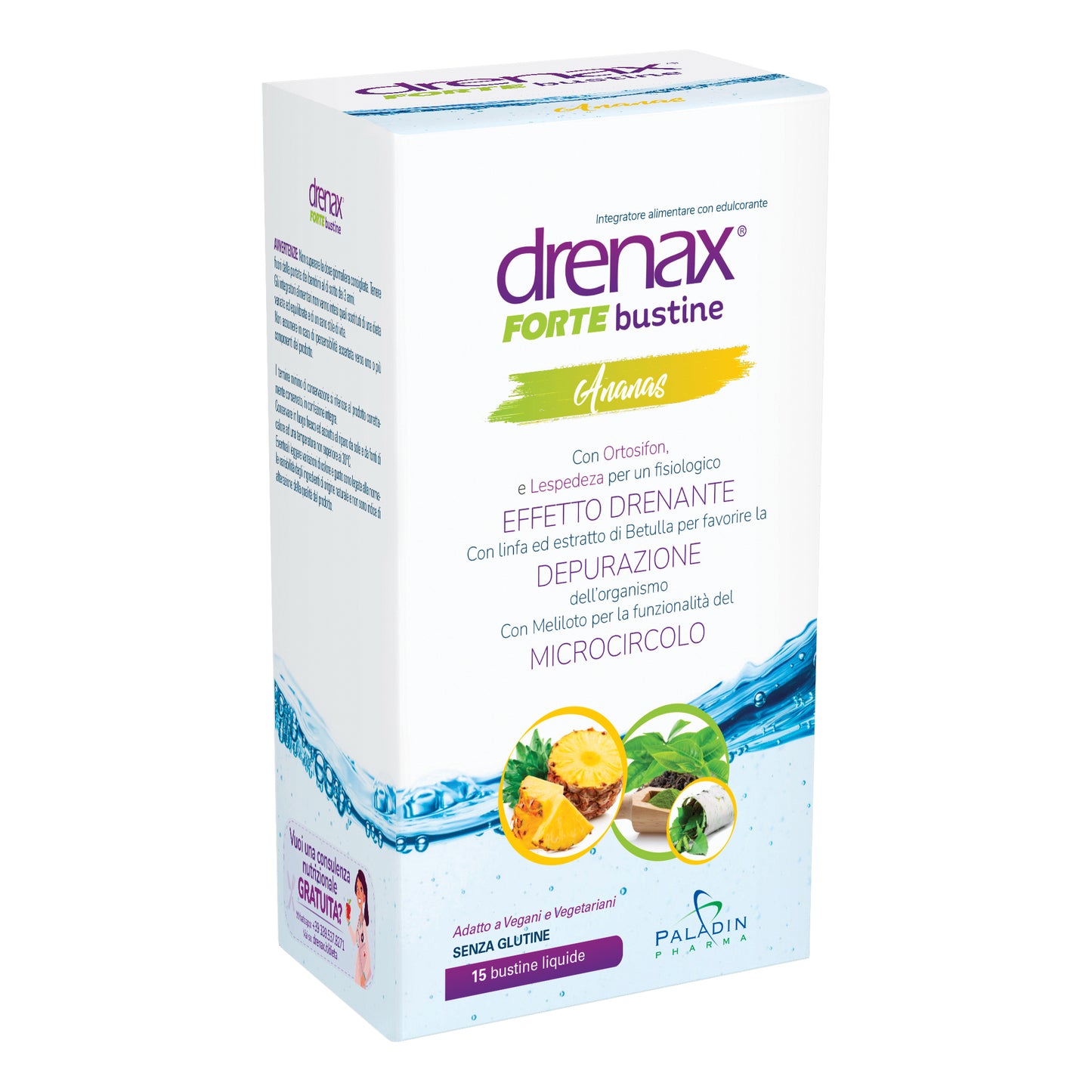 DRENAX FORTE ANANAS 15 BUSTINE