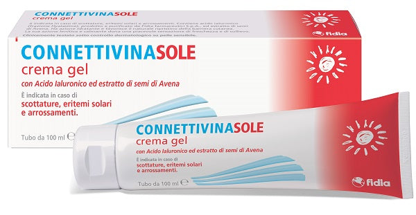 Connettivina Sole Crema Gel lenitiva per scottature ed arrossamenti 100ml