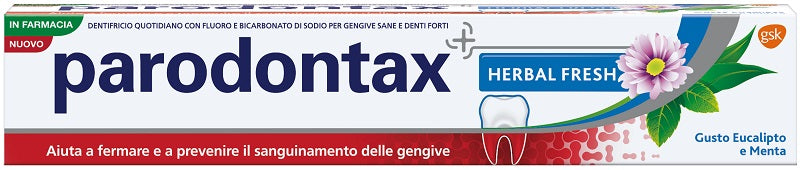 Parodontax Herbal Dentifricio Fresh gusto eucalipto e menta 75ml