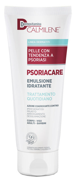 Dermovitamina Calmilene Psoriacare Emulsione Idratante 400ml per Pelle Psoriasi, Ipercheratosi, Prurito