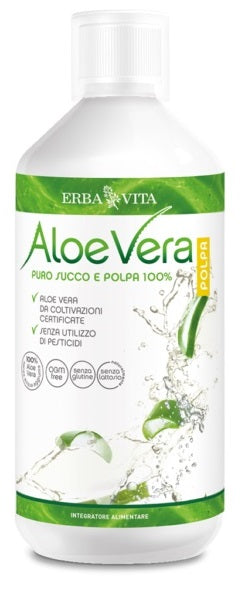 ALOE VERA PURO SUCCO CON POLPA 1 LITRO