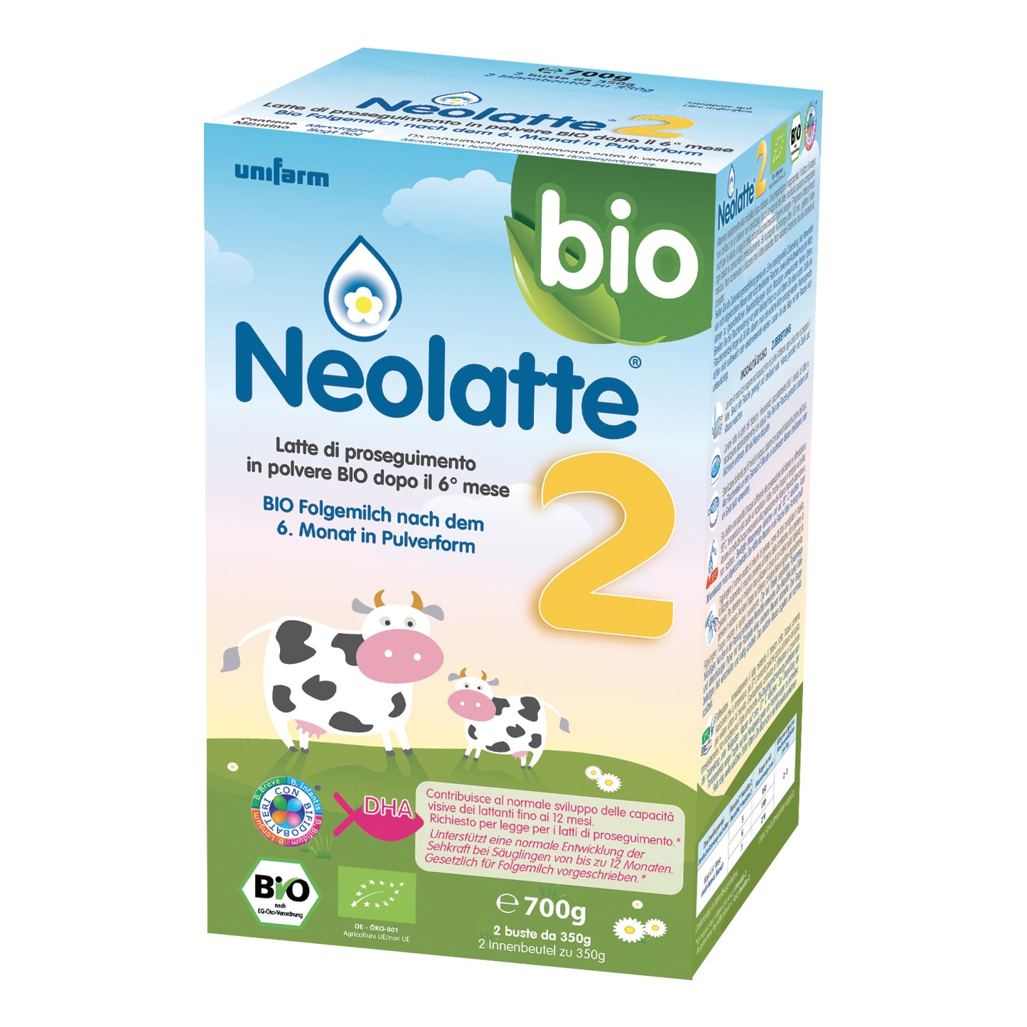 NEOLATTE DHA 2 BIO BUSTE X 350 G
