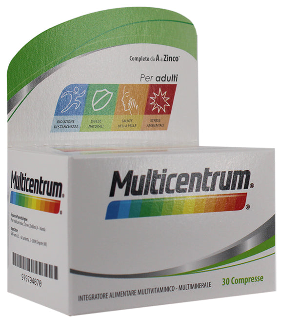 MULTICENTRUM ADULTI 30 COMPRESSE-Integratore alimentare multivitaminico e multiminerale