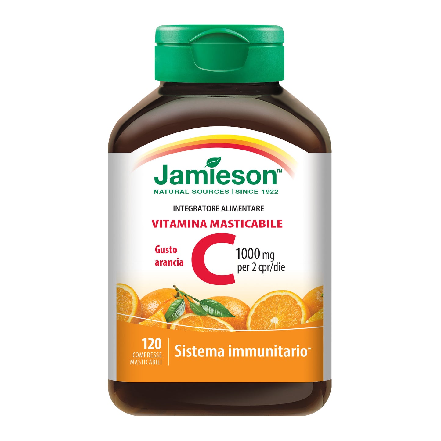 JAMIESON VITAMINA C 1000 MASTICABILE ARANCIA 120 COMPRESSE