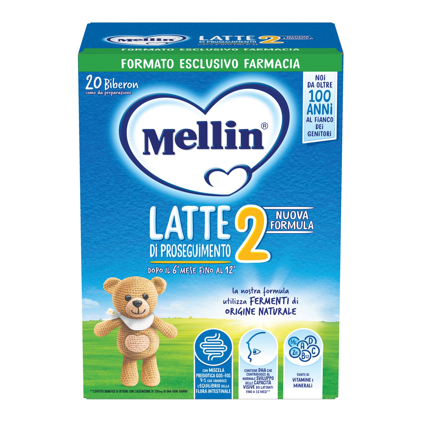 MELLIN 2 LATTE POLVERE 700 G