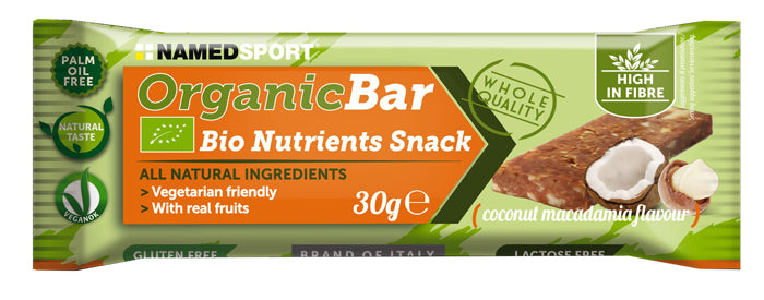 NamedSport Organic Bar Macadamia 30g