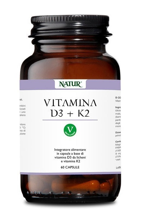 VITAMINA D3+K2 60 CAPSULE