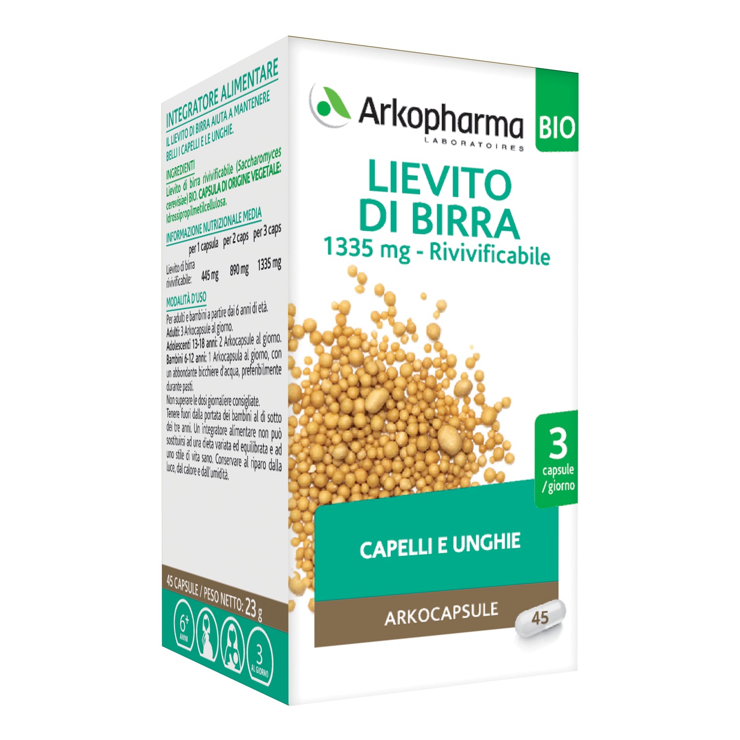 ARKO CAPSULE LIEVITO DI BIRRA 45 CAPSULE BIO