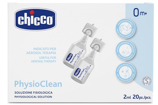 SOLUZIONE FISIOLOGICA PER AEROSOL CHICCO PHYSIOCLEAN 20 X 2 ML