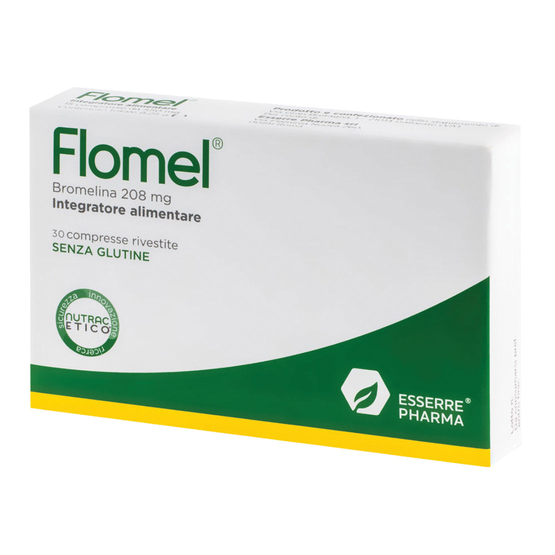 Flomel 30 compresse Bromelina 208mg