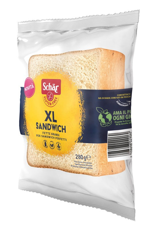 SCHAR XL SANDWICH PANE BIANCO SENZA LATTOSIO 280 G