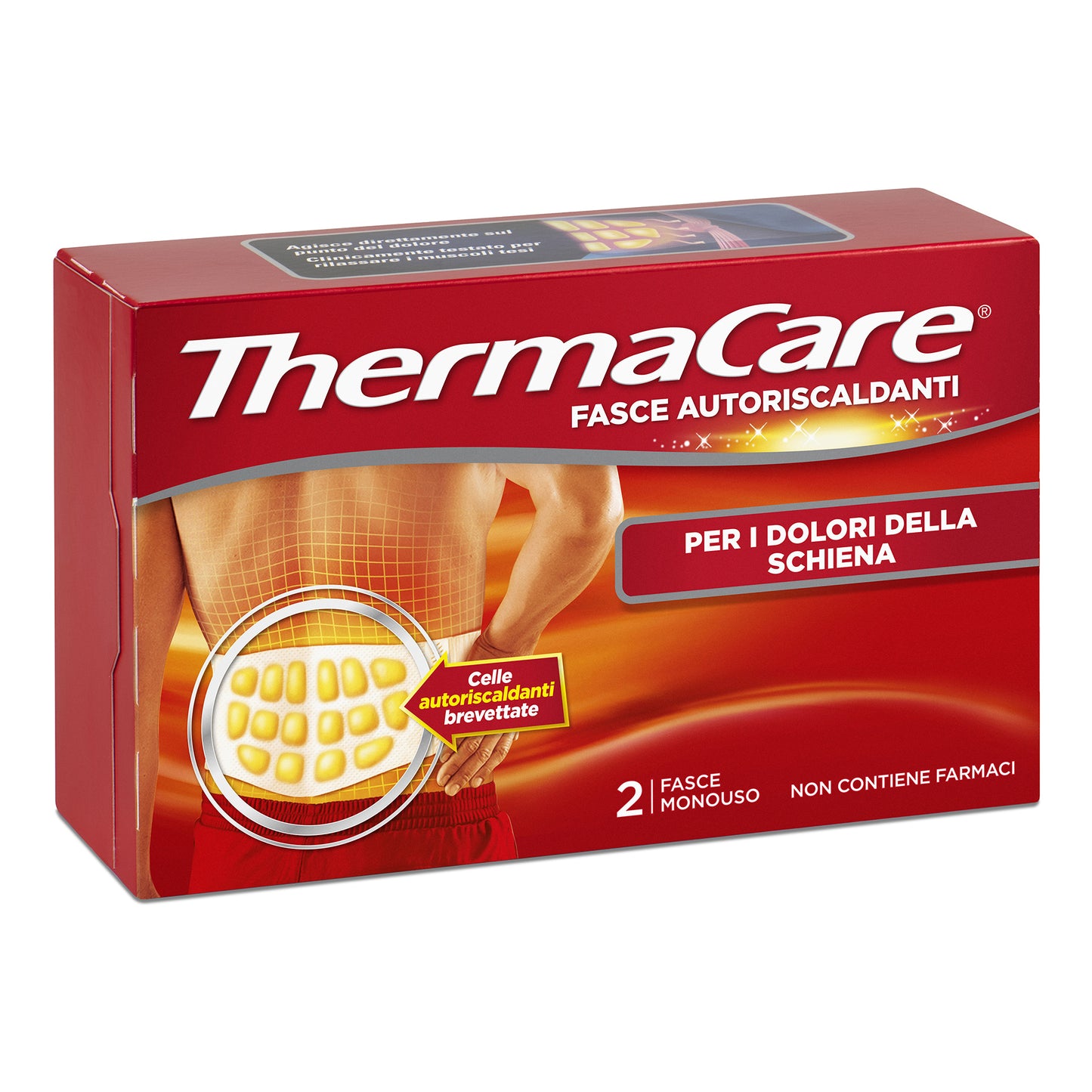 Thermacare fasce autoriscaldanti per la schiena 2 pezzi